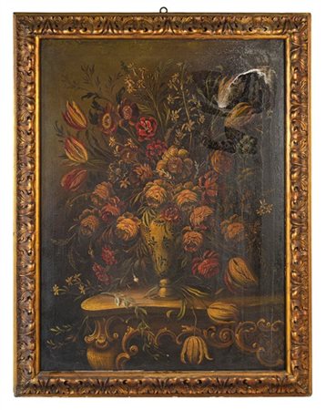 Scuola del secolo XIX

"Vaso di fiori"
olio su tela (cm 101x75)
in cornice
(dif