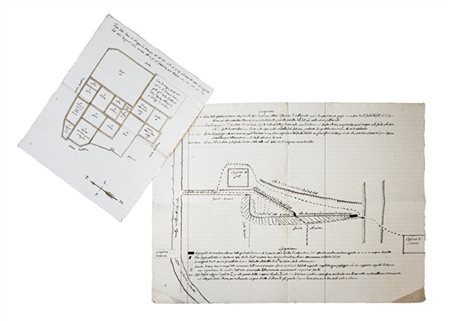 Due mappe inerenti il Comune di Merate (cm 57x42 - cm 34x27) (difetti)