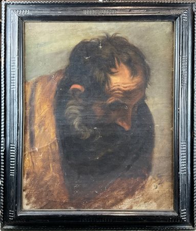 Scuola del secolo XIX

"Santo" 
olio su tela (cm 50x40)
reca tracce di firma in