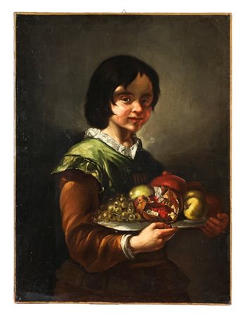 Ignoto

"Ritratto di fanciullo con vassoio di frutta"
olio su tela (cm 83x62)
(