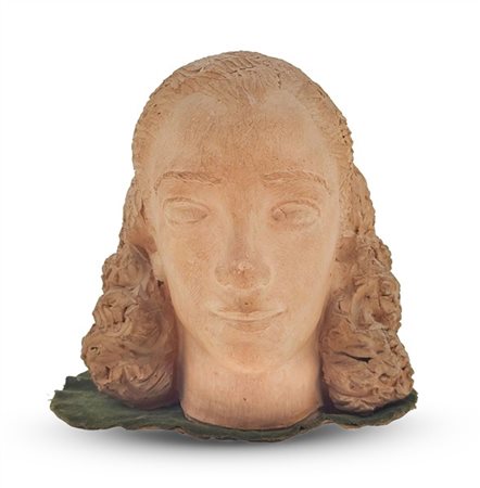 Vitaliano Marchini (Attribuito)

"Testa di ragazza" 
scultura in terracotta (cm