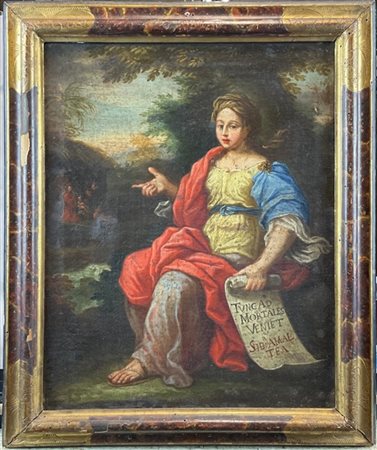 Scuola del secolo XVIII

"Sibilla Amaltea"
olio su tela (cm 38x30)
in cornice
(