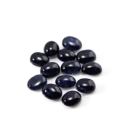  
Lotto di zaffiri in cartina per totale ct 122,43 
 mm 13,00x11,00