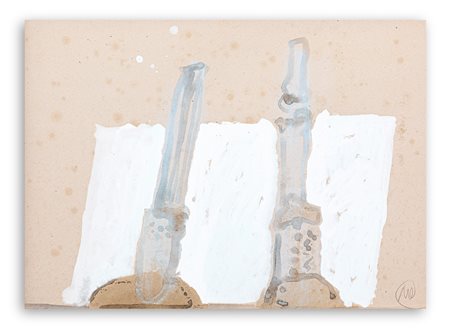 MARKUS LÜPERTZ (1941) - Senza Titolo (Greece Istanbul), 1987