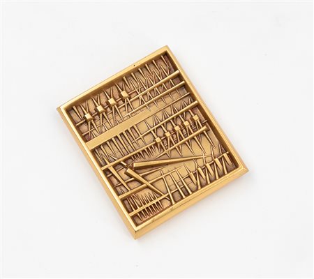 ARNALDO POMODORO (1926) - Medaglia per Hay Italiana Group, 1980