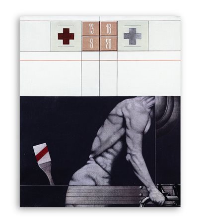 SERGIO SARRI (1938) - Studio N.2 per massage, 1972