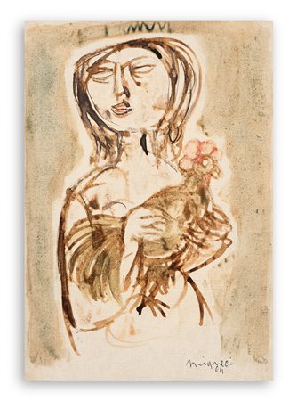 GIUSEPPE MIGNECO (1908-1997) - Senza Titolo, 1964