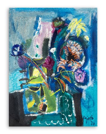 GUIDO PAJETTA (1898-1987) - Senza Titolo (Composizione floreale), 1970
