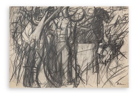 MARIO SIRONI (1885-1961) - Composizione, databile al 1913 circa