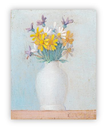 ANTONIO CALDERARA (1903-1978) - Pittura N.51 (Fiori), 1955