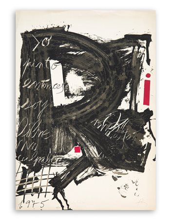 ANTONI TÀPIES (1923-2012) - Poemas para mirar, 1975