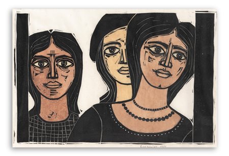 GIORGIOS SIKELIOTIS (1917-1984) - Senza Titolo, 1971