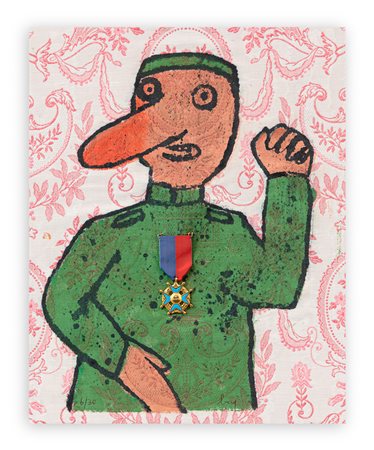 ENRICO BAJ (1924-2003) - John Desborough, 1968