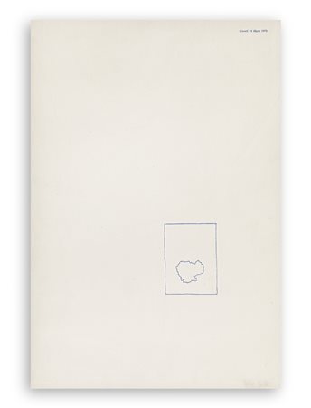 ALIGHIERO BOETTI (1940-1994) - Senza Titolo (Giovedì 19 Marzo 1970), 1971