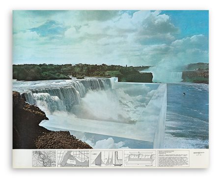 SUPERSTUDIO GROUP (1966-1986) - Niagara o l'architettura riflessa (la seconda serie della natura), 1970