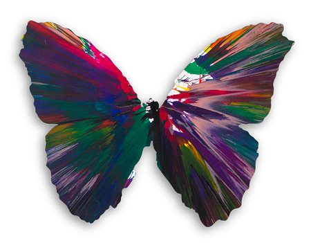 DAMIEN HIRST (1965) - Butterfly Spin Painting, 2009