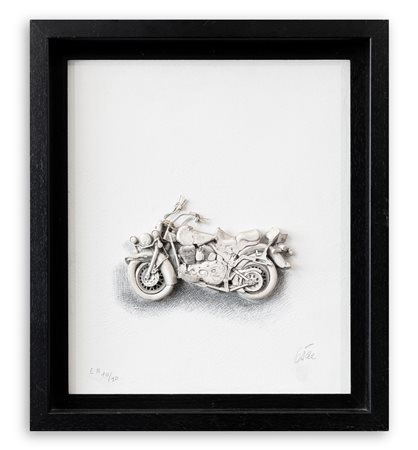 CÉSAR BALDACCINI (1921-1998) - Moto écrasée, 1995