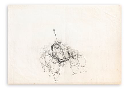 ROGER-EDGAR GILLET (1924-2004) - Senza Titolo, 1978