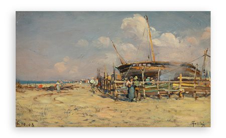 CARLO FOLLINI (1848-1938) - Senza Titolo, 1908
