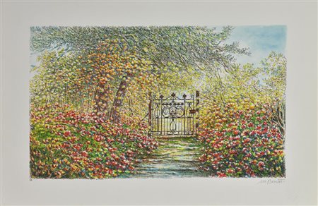 Margherita Benetti ROSETO serigrafia, cm 35x50; es. P.A. firma, tiratura e...