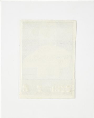 Enzo Bersezio BIOGRAFICO - 3 7 1977 tecnica mista su carta, cm 13,5x9,5 sul...