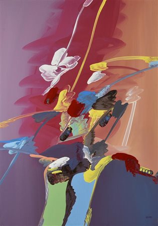 Nicola Naimo SENZA TITOLO, 1977 olio su tela, cm 70x50 firma sul retro: firma...