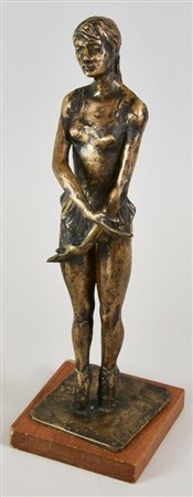 Colombo G. BALLERINA bronzo, cm 36x11x11 firma