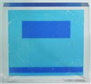 Lucio Battaglia COMPOSIZIONE plexiglass con applicazioni, cm 26x26x3 Graffi e...