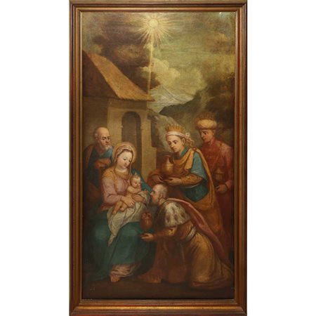 Adorazione dei Magi, Venetian painter of the 17° secolo