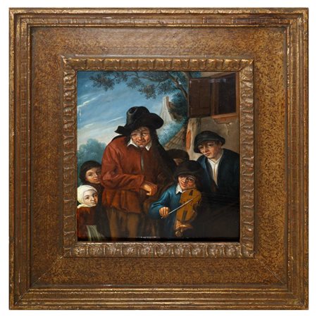 Musicanti, 18th-secolo Flemish painter