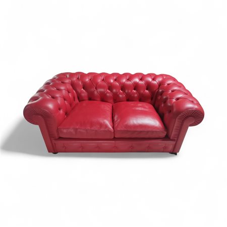 Renzo Frau (1881 - 1926) 
Divano due posti  Anni '90
 Cm 67x160x91