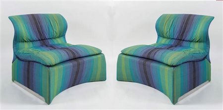 Giovanni Offredi  
Poltrone  Anni '70
 Cm cadauna 84x72x90