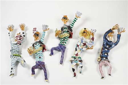 Otello Rosa (Venezia, 1920 - Montebelluna, 2007) 
Lampade-scultura  Anni '50
 Cm cadauno h 57/58