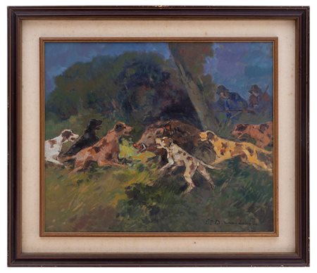 Carlo Domenici - "Caccia al cinghiale"