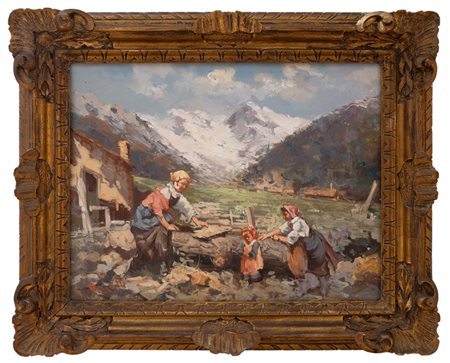 Paolo Vincenzo Rizzetti - "Lavando i panni in Val d'Aosta"