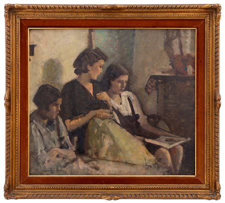 Venanzio Zolla - "Scena familiare"