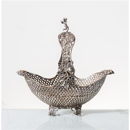 OFFICINE GRECHE DEL XX SECOLO, Cesto in argento 925