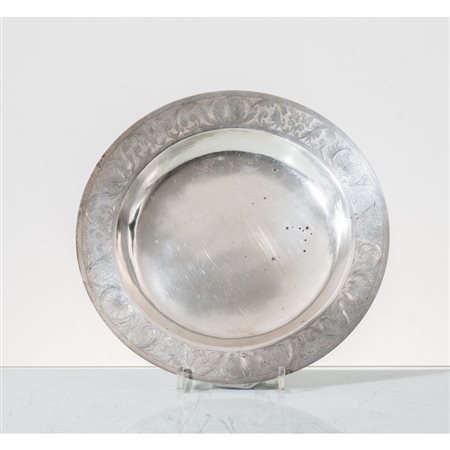 OFFICINE SICILIANE DEL XIX SECOLO, Centrotavola in argento