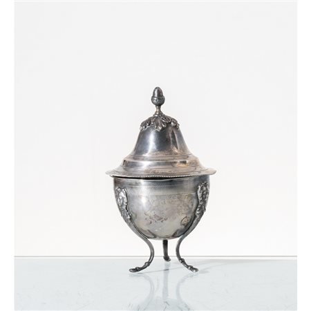 OFFICINE VENETE DEL XIX SECOLO, Zuccheriera in argento