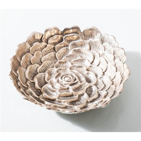 GIANMARIA BUCCELLATI, Ciotola camelia in argento 925