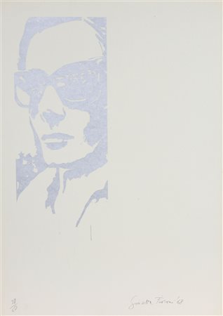 Fioroni Giosetta Senza titolo, 1968 litografia su carta, cm. 69,5x49,5, es....