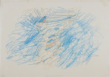 Turcato Giulio Senza titolo litografia su carta, cm. 48x68, es. 28/100...