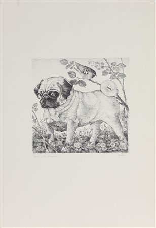 Bellini Enzo Senza titolo incisione su carta, cm. 70x50 (lastra cm....