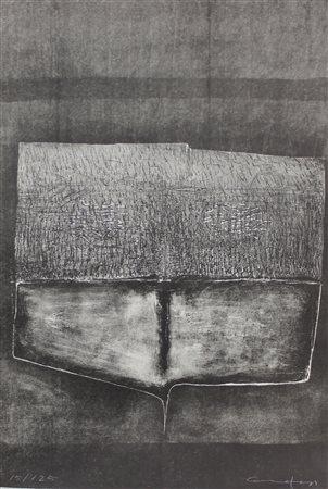 Carmassi Arturo Senza titolo litografia su carta, cm. 65x45,5, es. 15/125...