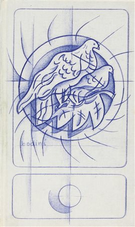 Bodini Floriano Senza titolo, 1986 tecnica mista su tela applicata su...