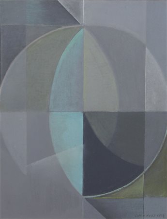 Belli Domenico Apparizione, 1974 tecnica mista su cartone, cm. 45x35 firmata...