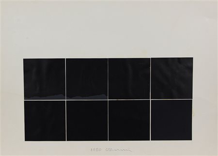 Ozumi Motoaki Senza titolo, 1980 collage su carta, cm. 50x70 firmato e datato...