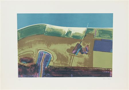 Rossi Ilario Senza titolo litografia su carta, cm. 50x70, es. 10/75 firmata...