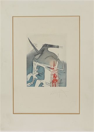 Lam Wifredo Senza titolo acquaforte su carta, cm. 51x34,5 (lastra cm....