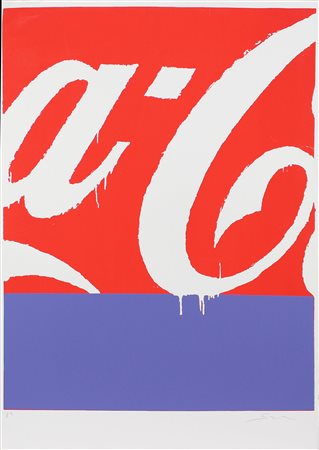 Schifano Mario Coca-Cola serigrafia su carta Fabriano, cm. 100X70, es. prova...